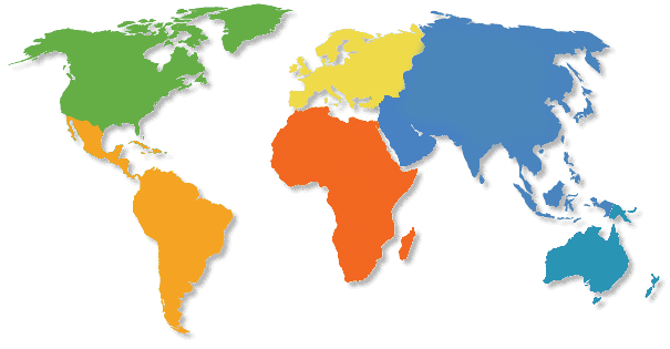 blank map of the world with countries. click on the map below.